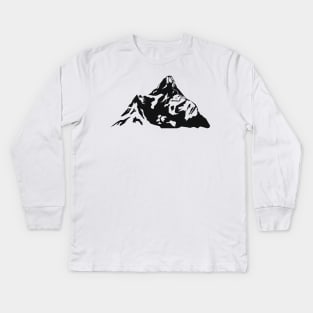 Alpine Mountain Kids Long Sleeve T-Shirt